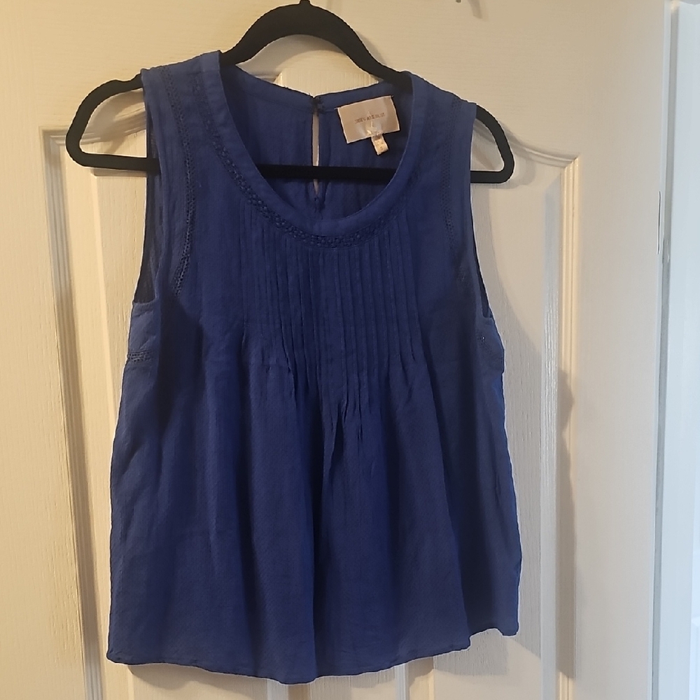 5 /$20 Cynthia Rowley Blue Sleeveless Top